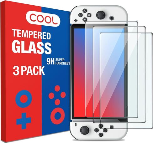 TITIANCOOL Screen Protector Tempered Glass Compatible with Nintendo Switch 2 (2025), 2 Pack Transparent HD Clear Anti-Scratch Switch 2 Screen Protector Skin Set for Nintendo Switch Accessories in Saudi Arabia