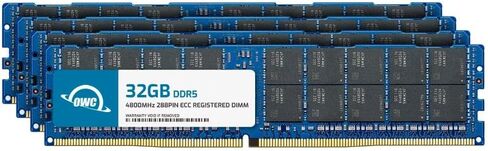 OWC 128GB (2x64GB) DDR5 4800 PC5-38400 CL40 2RX4 288-PIN 1.1V ECC مسجلة RDIMM MEMORY MODULE MODULE MODULE CITTING مع HP CRAY XD220V XD225V XD295V XD670 in Kuwait