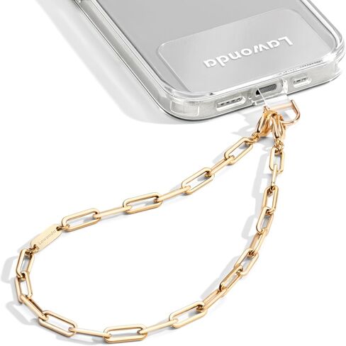 Cell Phone Strap with Wrist Metal Chain Detachable Phone Lanyard Women Girls Hands-Free in Saudi Arabia