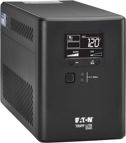 Eaton Tripp Lite Series Cloud-Connected 1500VA UPS Battery Backup & Surge Protector, Remote Management & Monitoring, 1000W, 10 Outlets, LCD Screen, Computer UPS, 3-Year Warranty (SMART1500LCDTXC) in Kuwait