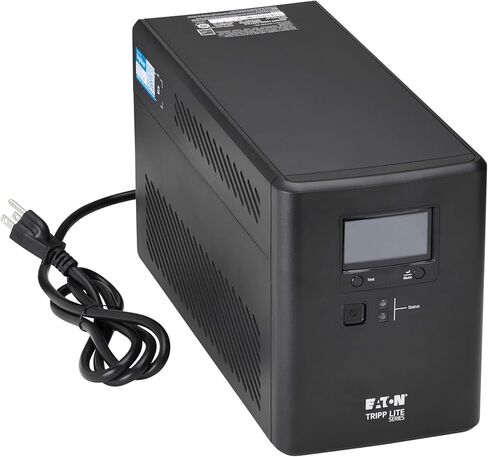 Eaton Tripp Lite Series Cloud-Connected 1500VA UPS Battery Backup & Surge Protector, Remote Management & Monitoring, 1000W, 10 Outlets, LCD Screen, Computer UPS, 3-Year Warranty (SMART1500LCDTXC) in Kuwait
