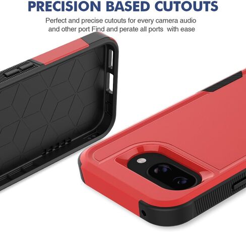for Pixel 9A Case, [Military Grade Drop Tested] with HD Screen Protector, Dual Layer Protective Heavy Duty Cell Phone Cover Non-Slip Shockproof Rugged Case for Google Pixel 9A (Blue) in Saudi Arabia