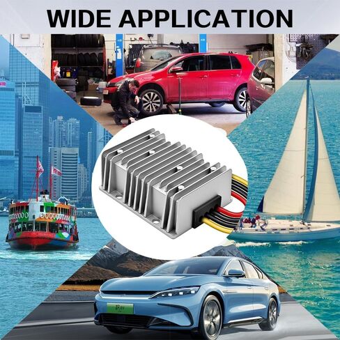 محول DC/DC 12V خطوة تصل إلى 24 فولت ، محول Boost 20A 480W منظم الجهد ، محول 24 فولت ، وحدة مزودة الطاقة بمحول قارب شاحنة السيارة in Kuwait