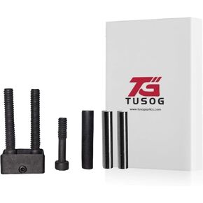V-Block for Ruger 10/22- Black Plus alloysteel Core Rubber Buffer