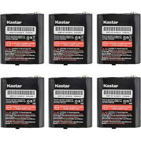 Kastar 6-Pack 3.6V 53615 Battery Compatible with Motorola PMNN4477AR, PMNN4551A, ULFRS4002A, ULFRS-4002A, PMNN4477, PMNN4477A, TalkAbout MT350R, TalkAbout MT352, TalkAbout MT352R, TalkAbout MT352TPR