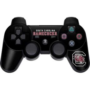 Skinit Decal Gaming Skin compatible with PS3 Dual Shock wireless controller - Officially Licensed College South Carolina Gamecocks Black Design