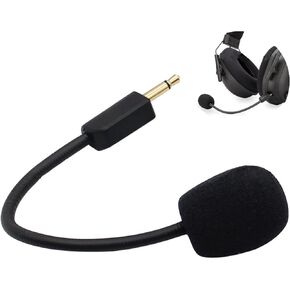 Microphone Replacement Compatible with Razer Blackshark V2、V2 Pro Wireless Gaming Headset,360 Degree Bendable,Clear Sound Quality,3.5mm Jack