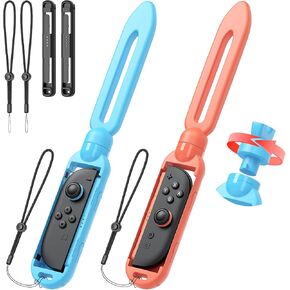 2 Pack [Switch 2/1/OLED] Zelda Sword Accessories for Nintendo Switch 2(2025)/1/OLED JoyCon Controller, Sword Hand Grip for Nintendo Switch Sports/Legend of Zelda: Tears of the Kingdom/Skyward Sword HD