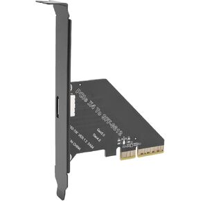 PCIe 4.0 x4 to Oculink SFF 8612 Adapter, SFF 8611 External Graphics Card with Bracket, Host Adapter for NVMe SSD GPU EGPU