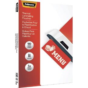 Fellowes® Thermal Laminating Pouches, 17-1/2" x 11-1/2", 5 Mil, Clear, Pack of 100