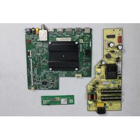 Television Repair Kit for TCL 55S41 with TV Main Board + Power Supply + TCon + Cables