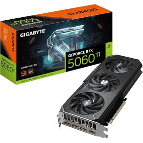 GIGABYTE GeForce RTX 5060 Ti Gaming OC 8G Graphics Card, 8GB 128-bit GDDR7, PCIe 5.0, WINDFORCE Cooling System, GV-N506TGAMING OC-8GD Video Card