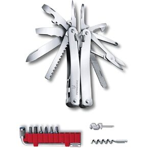 Victorinox 3.0224.3CN-X1 Swisstool Spirit XBS Black with Pouch Extremely Handy, Functional, and Compact in Black 4.1 inches