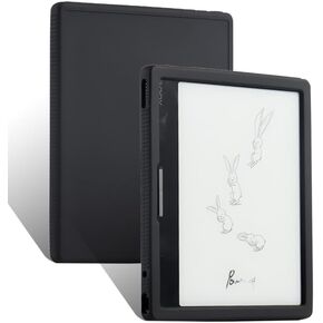 Case Compatible with Fro Bigme Color e-Ink Screen Tablet Hibreak Pro Silicone Protective Cover 6.13-inch Phone Four Corner Anti Drop (6.13Black)