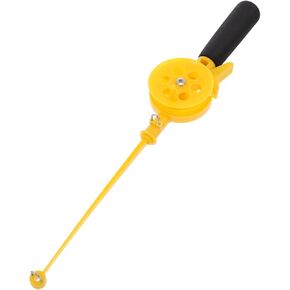 Milisten 1pc Portable Plastic Fishing Rod Lightweight Tool for Outdoor Fishing Design for Easy Backpacking Compact Structure for Enhanced Casting Ability