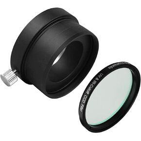 Astromania 2" to 1.25" Telescope Eyepiece Adapter - Bundle with - 2" IR/UV Blocking Filter