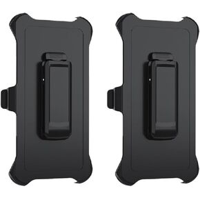 2 Pack Replacement Belt Clip Holster for OtterBox Defender Series Case Apple (iPhone 16 Pro Max (6.9"))