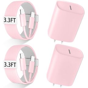 iPhone 16 Pro Max Charger Fast Charging ، 10 ft usb c phone cable cable with pd fast 20w iPhone 16 block charger charger for iPhone 16/16 pro max/16 plus/15/15 plus/15 pro max