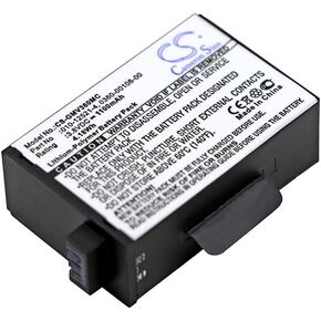 3.8V Replacement Battery for Garmin Virb 360 PN 010-12521-40 360-00106-00 361-00106-00 Li-Polymer 1100mAh