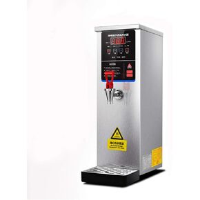 Fully Automatic Water Boiler, Step-by-Step Heating, Three-Layer Insulation to Prevent Water Leakage, Commercial Water Boiler (50L/H Silver)