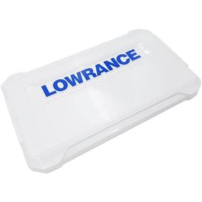 Lowrance 000-16444-001 Elite FS 12 Sun Cover, White with Blue Lettering