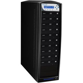Vinpower Digital SharkBluCP 10 Target Blu-ray BDXL DVD CD Disc Duplicator with USB 3.0 + 2 TB Hard Drive + Add CopyProtection