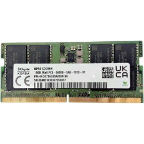 SK-Hynix 16GB 5600MHz DDR5 PC5-44800 Non-ECC CL46 262-Pin SoDimm 1.1V Single Rank x8 Memory Module OEM - HMCG78AGBSA095N
