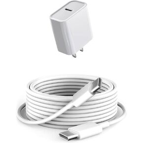iPad 10 Chrager Fast Charging for Apple iPad 10th Generation 10.9-inch 2022, USB C Block 20W & 10ft USB C to C Cable, 1Pack White