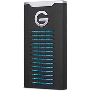 G-Technology (HGST), 1TB (1000GB) G-Drive Mobile SSD R – Series Storage USB 3.1 (Gen 2) Waterproof/Dustproof