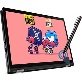 Lenovo ThinkPad L13 Yoga Gen 3 13.3" Touchscreen FHD 2 in 1 Business Laptop, Stylus Pen, Intel Core i5-1245U 3.3GHz-4.4GHz 10Cores, 16GB DDR4 RAM, 512GB SSD, Backlit Keyboard, Windows 11 Pro (Renewed)