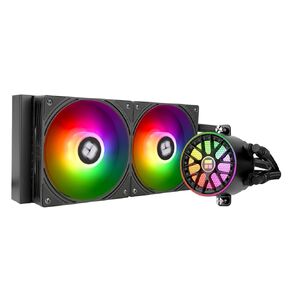Thermalright Aqua Elite 240 V6 ARGB Black-CPU Liquid Cooler, Efficient PWM Controlled Pump,for AM4/AM5,Intel LGA1150/1151/1200/2011/1851/1700,Integrated Water-Cooled Radiator-Black