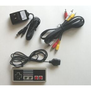 Cable Kit for NES Original: AC Adapter Power Cord and AV Cable and Controller