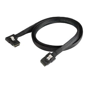 Internal S-AS 36pin SFF-8087 to Left Angle SFF-8087 Cord Cable