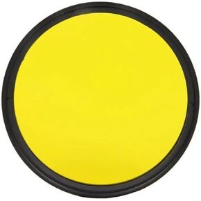 Full Color Lens Filter 37 40.5 46 49 52 55 58 62 67 72 77 82 mm Red Blue Green Purple Yellew Orange for Canon for Nikon for Sony Camera(30mm,Yellow)