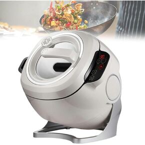 Wzglod Intelligent Automatic Cooking Machine, 6L auto Cooking Wok Fried Rice Machine,One-Click Smart Start, Three Speed Adjustable, for Stir Frying, Stewing, Cooking
