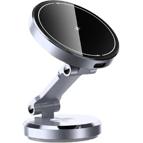 JOYROOM for MagSafe Car Mount Charger, [ Upgrade Rotatable Charging Panel ] 15W Fast Charging Metal Magnetic Phone Holder, Dashboard Wireless Charger for iPhone 16/15/14/13/12 Pro Max Plus
