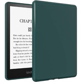 Callyue Case for Kindle Paperwhite Case (يناسب الجيل الحادي عشر 2011 والجيل الثالث عشر-2013 و kindle paperwhite edition) ، غطاء واقعي للجلد الناعم المطاطي ، الأخضر الداكن