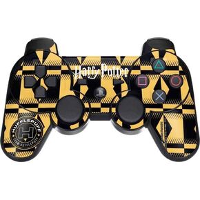 Skinit Decal Gaming Skin Compatible with PS3 Dual Shock Wireless Controller - Officially Licensed Warner Bros Team Hufflepuff Design
