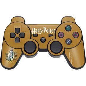 ألعاب Skinit Mucal Gaming متوفرة مع وحدة تحكم لاسلكية Dual Frack PS3 - تصميم Warner Bros Hufflepuff House Design
