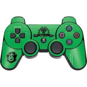 Skinit Decal Gaming Skin Compatible with PS3 Dual Shock Wireless Controller - Officially Licensed Warner Bros Slytherin Illustration Design