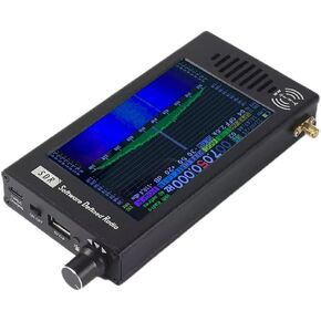 Professional 4.3-inch Handheld Radio Receive with IPS Screen, 5000mA Battery, 99 Channels, ShortWave Antenna Radio Set for AM FM Bands, Spectrum Display