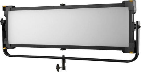 Ikan Lyra Bi-Color 3200K-5600K Soft Panel (1) 1 × 3 استوديو وضوء LED مع التحكم في DMX ، قابلة للتعديل ثنائي اللون (LBX30)-أسود in Saudi Arabia