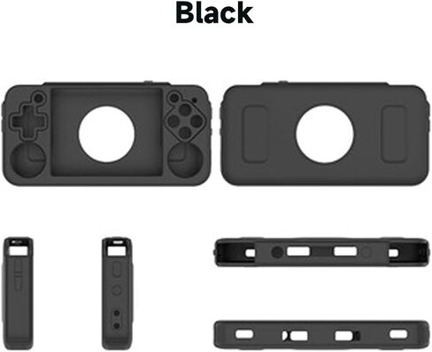 Game Console Silicone Protection Case for RG35XX H Retro Retro Handheld Game Console ، Accsities Case Case Game Console (Black) in Kuwait