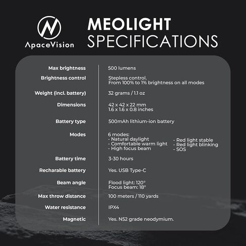 Meolight 500 Lumen Light للركض ، والكلاب ، والمشي - مصباح يدوي مصباح LED LED مصباح أمان لأيبار الكلاب ، وأضواء ذيل الدراجة ، والمشي لمسافات طويلة ، التخييم - الملحقات العاكسة (2x Meolight) in Kuwait