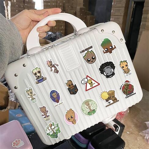 ملصقات جروت 50 قطعة من ملصقات الفينيل المقاومة للماء لزجاجة المياه، ملصقات شخصيات كرتونية لطيفة للأطفال والمراهقين والبالغين شارات فينيل مقاومة للماء لزجاجة المياه وأمتعة الكمبيوتر المحمول in Kuwait