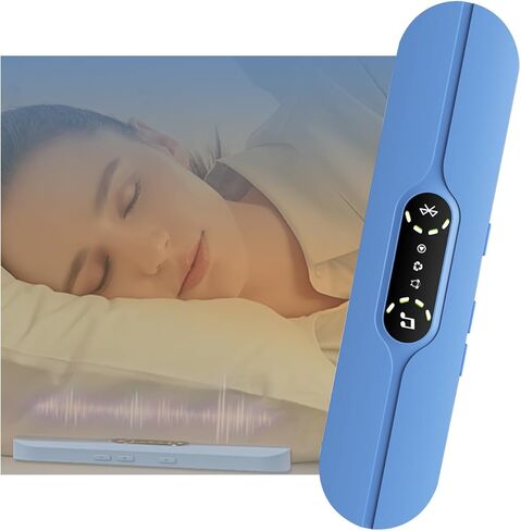 مكبر صوت وسادة للنوم العظم النائم بتوصيل صوت نوم مع الضوضاء البيضاء ثلاثية الأبعاد ، والتحكم في الحجم ، وموقت النوم للنوم الجانبي ، والأزرق in Kuwait