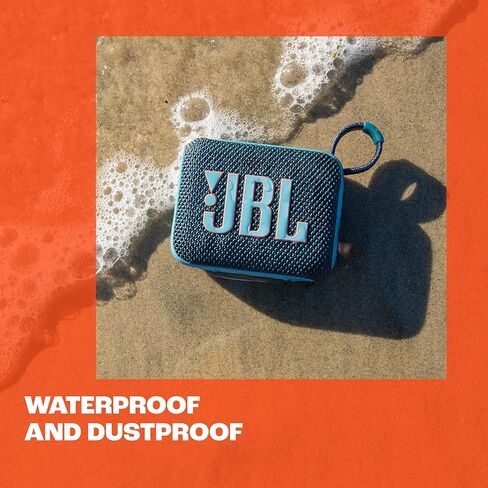 JBL JBLGO4BLKAM -Z GO 4 مكبر صوت بلوتوث المحمول ، الأسود - تم تجديده المعتمد in Kuwait