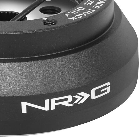 NRG Innovations NRG-SRK-140H Racing Style Steering Wheel Quick Release Short Hub Adapter, 6 X 70mm Bolt Pattern, Black Body in Kuwait