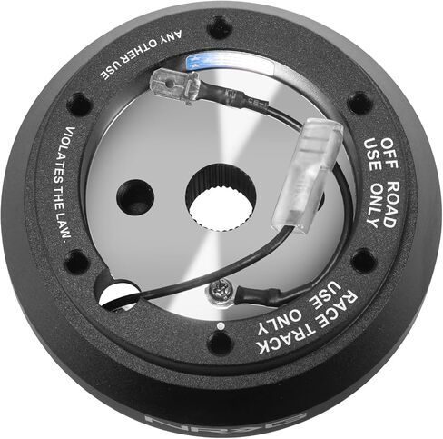 NRG Innovations NRG-SRK-140H Racing Style Steering Wheel Quick Release Short Hub Adapter, 6 X 70mm Bolt Pattern, Black Body in Kuwait