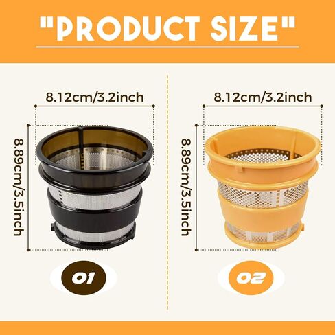 Fenteer Juicer Screen Juicer Filter Juicer Accessories Slow Juicer Filter Juicer Filter, black fine mesh in Saudi Arabia